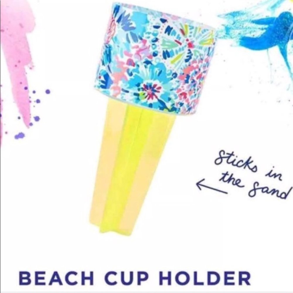 Lilly Pulitzer spike beach drink holders set of 2